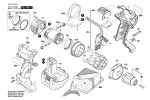 Bosch 3 601 J93 500 Gsr 12 Ve-2 Batt-Oper Screwdriver 12 V / Eu Spare Parts